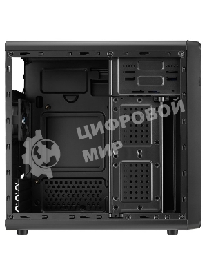 Компьютерный корпус Aerocool/Formula Qs-180 черный без БП mATX 1x80мм 2xUSB 2.0 1xUSB 3.0 audio