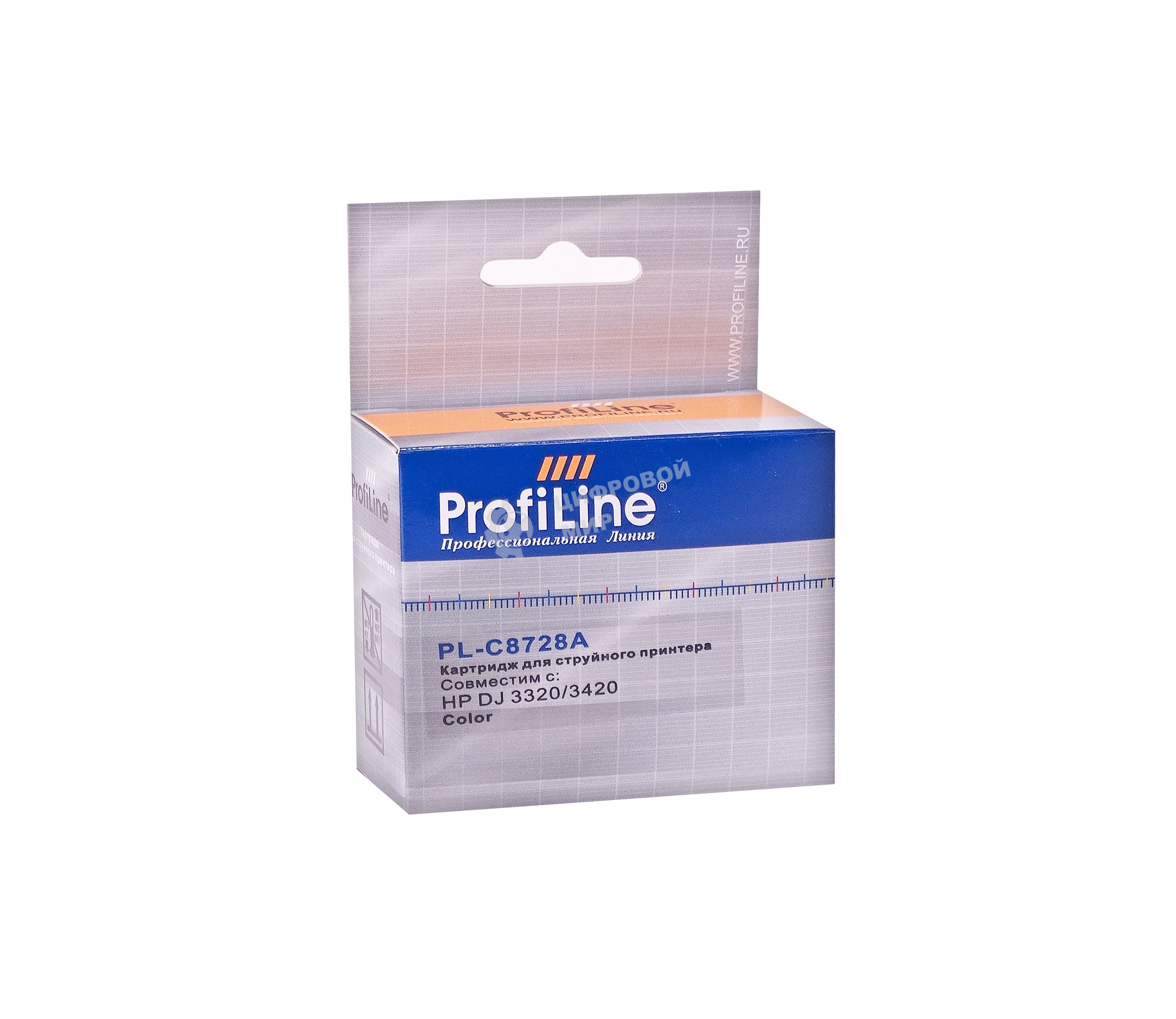 Картридж струйный ProfiLine PL-C8728A для принтеров HP DJ 3320/3420/3845 Color водн
