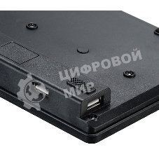 Клавиатура проводная Oklick 520M2U, USB, черный + черный