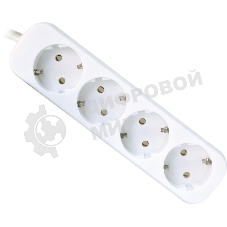 Удлинитель Defender E418 белый 1.8 м, 4 розетки 