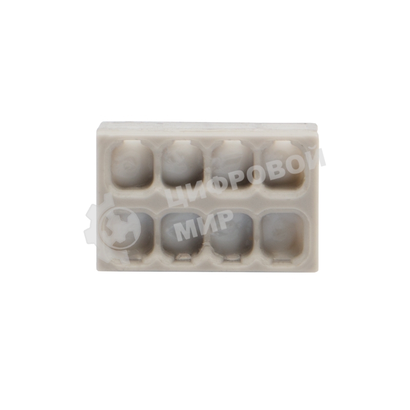 Экспресс-клемма с пастой Rexant СМК 2273-248, 8-проводная 0.5-2.5 мм², прозрачная, блистер (6 шт./уп.)