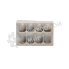 Экспресс-клемма с пастой Rexant СМК 2273-248, 8-проводная 0.5-2.5 мм², прозрачная, блистер (6 шт./уп.)