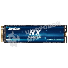 Накопитель SSD KingSpec NX-256, 256Gb, PCIe 3.0 x4, M.2 2280, NVMe, R/W 3400/3100