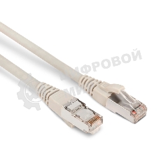 Патч-корд Hyperline F/UTP, экранированный, Cat.6, LSZH, 5 м, серый PC-LPM-STP-RJ45-RJ45-C6-5M-LSZH-GY