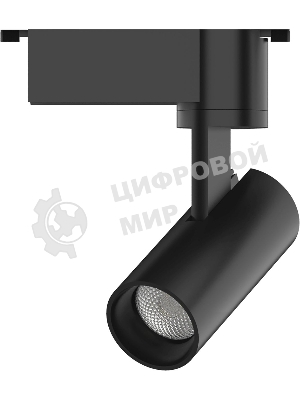 Светильник Gauss трековый цилиндр 8W 750lm 4000K 180-220V IP20 45x155мм черный LED 1/40