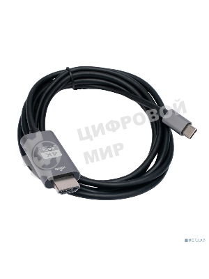 Кабель-переходник Cablexpert CCB-A-CM-HDMI-1.8M с Type-C на HDMI v2.0, Mobile, 1.8м, черный, корбка