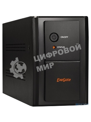 Источник бесперебойного питания ExeGate EP285480RUS SpecialPro UNB-1000.LED.AVR.C13.RJ.USB 1000VA/650W, LED, AVR, 6*IEC-C13, RJ45/11, USB, черный
