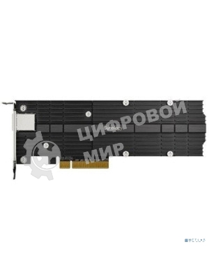 Сетевая карта Synology M.2 SSD-NVME adapter M.2 2110/2080,2 slots m.2 key, 10 Gigabit port RJ-45, PCIe 3.0 x8 adapter (FH bracket)'