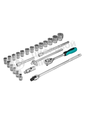 Набор торцевых головок с трещоткой Stels 1/2