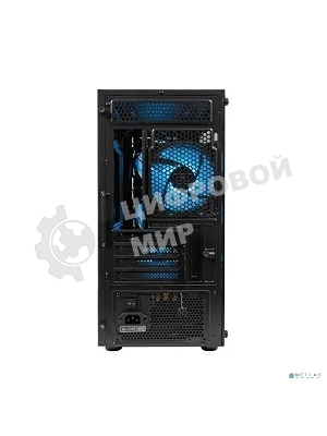 Компьютерный корпус Minitower mATX Eurocase 00-01003411 M205 4ARGb черный без БП закаленное стекло USB 3.0