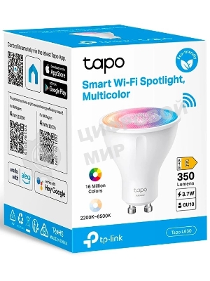 Умная многоцветная Wi-Fi спот-лампа TP-Link Tapo L630