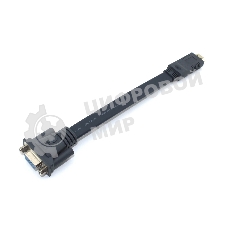 Переходник с кабелем HDMI на VGA цветной 230 мм