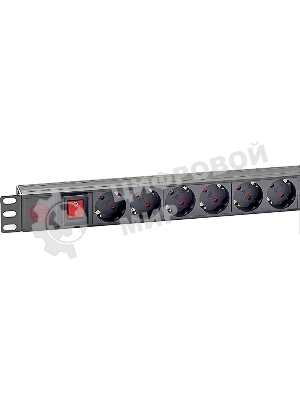 Блок распределения питания Sysmatrix PD 0802.000 гор.размещ. 8xSchuko базовые 16A C14