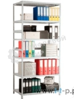 Металлические стеллажи Стеллаж MS 150KD/75x40/4 (Размеры внешние (ВхШхГ) 1500х750х400 мм, 4 полки, с разборной стойкой)