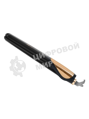 Выпрямитель для волос Centek CT-2023 черный/золотистый, 22 мм, 220 °C, 1 режим