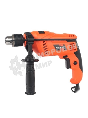 Дрель электрическая ударная PATRIOT FD 750h 120301444 с ударом, мощность 710Вт, макс.диаметр 13мм, глубиномер + дополнительная ручка