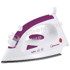 Утюг Homestar HS-4001 белый/сиреневый, 2000 Вт, 20 г/мин, 100 г/мин, 90 мл