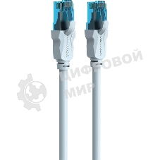 Патч-корд Vention прямой UTP cat.5е, RJ45 - 1,5м. Серый