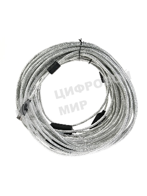 Кабель-адаптер/Кабель-адаптер USB2.0-repeater, удлинительный активный Am-->Af 25м AOpen ACU823-25M