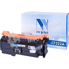 Картридж лазерный NVPrint совместимый НР CF322A Yellow для LJ Color M680dn, M680f, M680z (16500k)