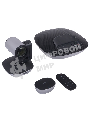 Веб-камера Logitech Group 1920x1080, 30 кадр/с, USB Type-A, микрофон (4 шт, шумоподавление), автоматическая фокусировка, автоосвещение, универсальное крепление, штатив в комплекте