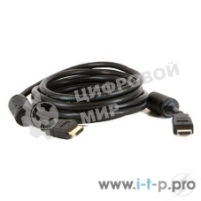 Кабель HDMI/DVI 5bites APC-014-150 HDMI M/HDMI M V1.4b, высокоскоростной, ethernet+3D, зол.разъемы, ферр.кольца, 15м.