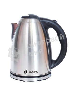 Чайник электрический Delta DL-1032, 2000 Вт, 2 л, нержавеющая сталь