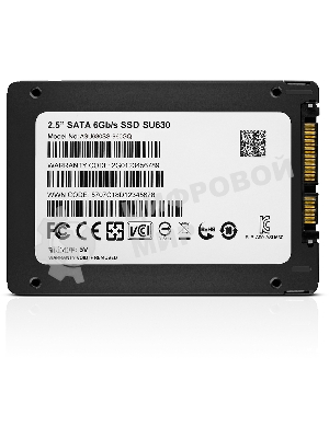 Накопитель SSD ADATA SU630, 960Gb, SATA III, 2.5