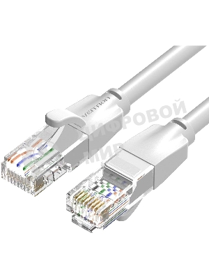 Патч-корд Vention прямой UTP cat.6, RJ45 - 1,5 м. Серый