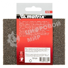 Губка для шлифования Matrix, 120 х 90 х 25 мм, трапеция, мягкая, P 80