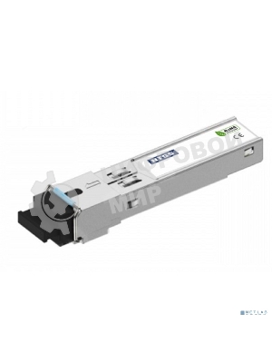Модуль NTSS SFP, 1,25Гбит/с, разъем SC, рабочая длина волны 1310/1550нм, SM, WDM, дальность до 20км, ОБ 14дБ, DDM NTSS-SFP-1.25G-35-20SD