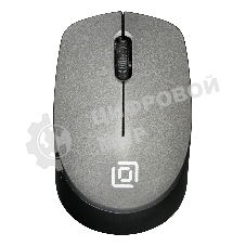 Мышь беспроводная Oklick 486MW серый/черный, 1000 dpi, радиоканал, USB, кнопки - 3