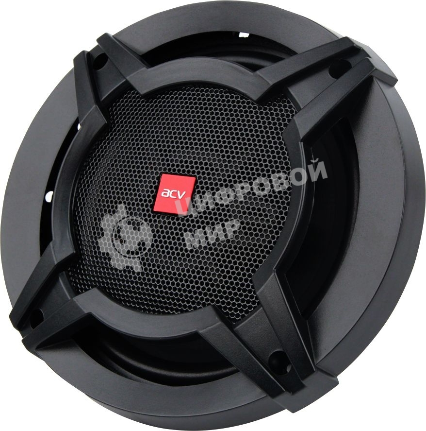Колонки автомобильные ACV PG-623S 180Вт 88дБ 4Ом 16см (6.5дюйм) (ком.:2кол.) коаксиальные трехполосные