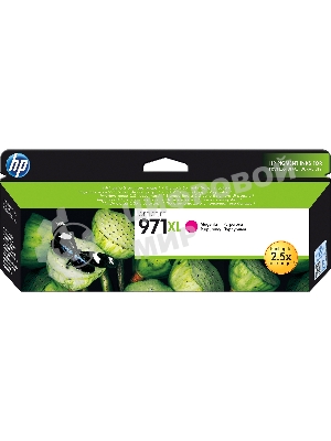 Картридж струйный HP 971XL CN627AE пурпурный для HP OJ Pro X476dw/X576dw/X451dw/X551dw (6600 стр.)