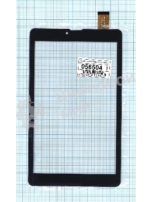 Сенсорное стекло (тачскрин) HSCTP-852B-8-V0. черное