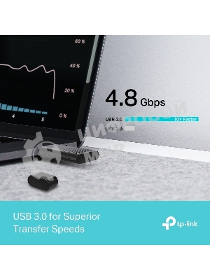 Двухдиапазонный USB-адаптер TP-Link Archer TX20U с поддержкой Wi-Fi AX1800