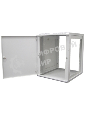 Шкаф телеком. настенный разборный 15U (600х650), съемные стенки, дверь стекло (ШРН-M-15.650)