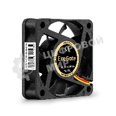 Вентилятор для корпуса ExeGate EX06015B3P-24 черный, 60 мм, 5000 об/мин, 35.5 дБ, 3 pin