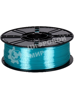 Пластик для принтера 3D Cactus CS-3D-PLA-1KG-S-CYAN PLA SILK d1.75мм 1кг L326м 1цв.