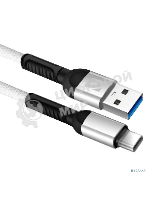 Кабель Defender USB кабель F167 TypeC 1м, 2.4А, ткань, пакет