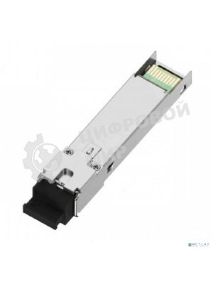Модуль NTSS SFP, 1,25Гбит/с, разъем SC, рабочая длина волны 1310/1550нм, SM, WDM, дальность до 20км, ОБ 14дБ, DDM NTSS-SFP-1.25G-35-20SD