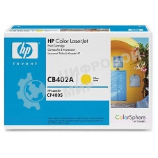 Картридж лазерный HP CB402A желтый CP4005