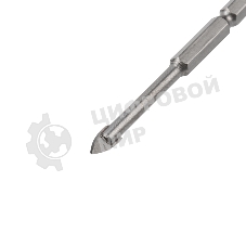 Сверло по стеклу и керамике 8 мм ((шестигранный хвостовик) Kranz