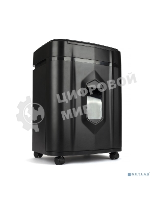 Шредер Heleos АП20-5 белый/черный с автоподачей (секр.P-5) перекрестный 131лист. 20лтр. скрепки скобы пл.карты