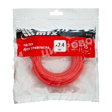 Леска для триммера MTX звезда 2,4 мм х 15 м