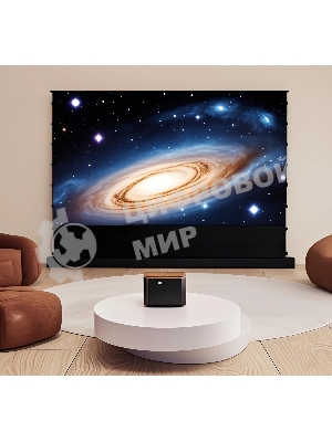 Экран Cactus 125x221 см FloorRising CS-PSFRCLR-221X125 16:9 напольный рулонный черный (моторизованный привод)