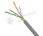 Кабель информационный Lanmaster TWT-5EFTP кат.5е SF/UTP общий экран в оплетке 4X2X24AWG PVC внутренний 305м серый