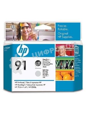 Картридж струйный HP №91 C9463A фото черный/светло-серый печатающая головка для HP Z6100