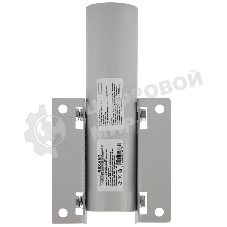 Кронштейн для консольного светильника Rexant КР-3.1 накладного монтажа или под бандажную ленту с переменным углом серый (сталь 2 мм, 230х150х150, Ø 51)