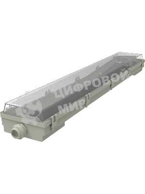 Светильник с отражателем влагозащ. СПП-Т8-G13 INDUSTRY 666х85х55мм IP65 для LED ламп 2х600мм Gauss 909410260